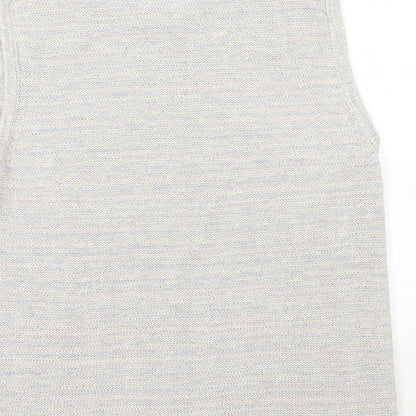 ASOS Womens Multicoloured Polyester Basic Tank Size XL Round Neck