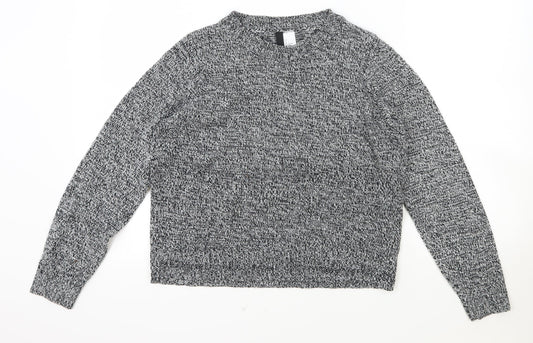 Womens UK Size S H&M Grey Pullover Jumper
