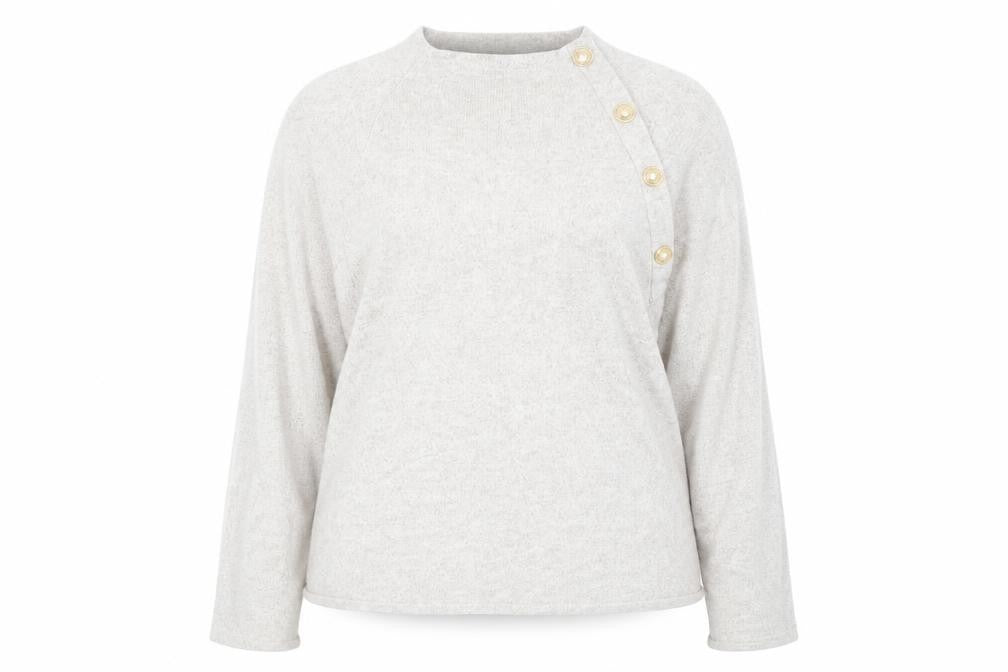 Womens UK Size M H&M Beige Pullover Jumper
