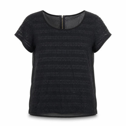Womens UK Size 10 Select Black Basic Blouse