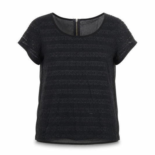 Womens UK Size 10 Select Black Basic Blouse