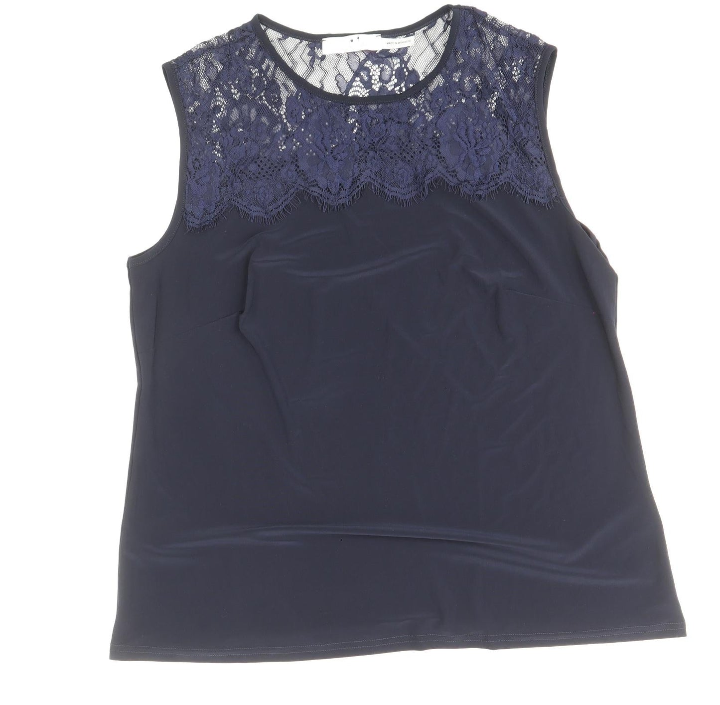 Womens UK Size 16 Julipa Blue Basic Tank