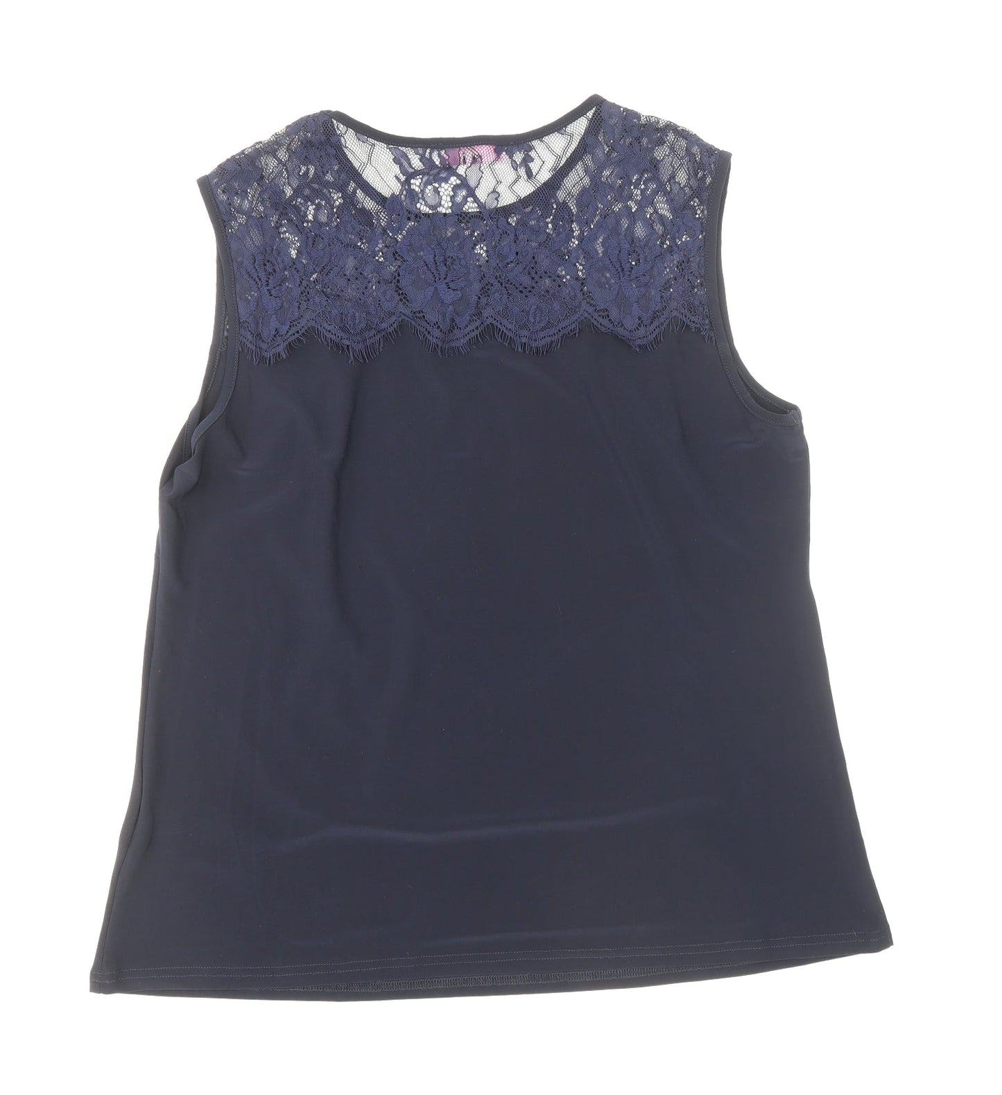 Womens UK Size 16 Julipa Blue Basic Tank