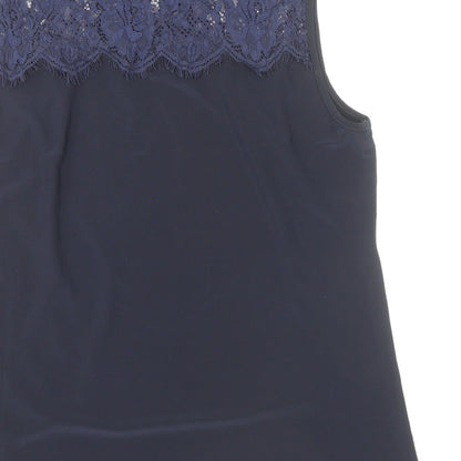 Womens UK Size 16 Julipa Blue Basic Tank