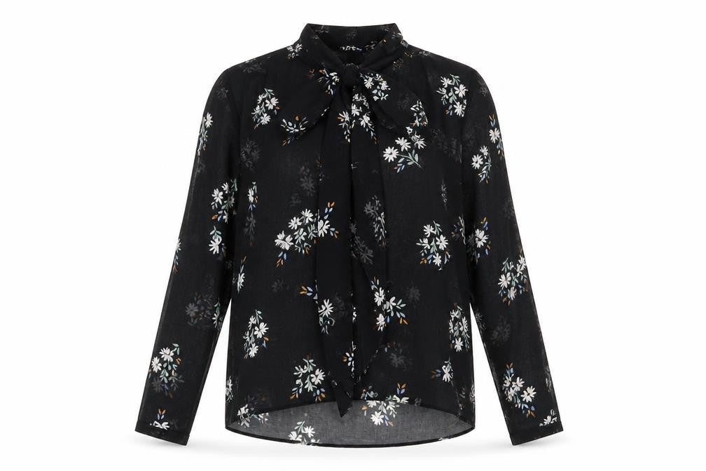 Womens UK Size 6 Marks and Spencer Black Basic Button-Up