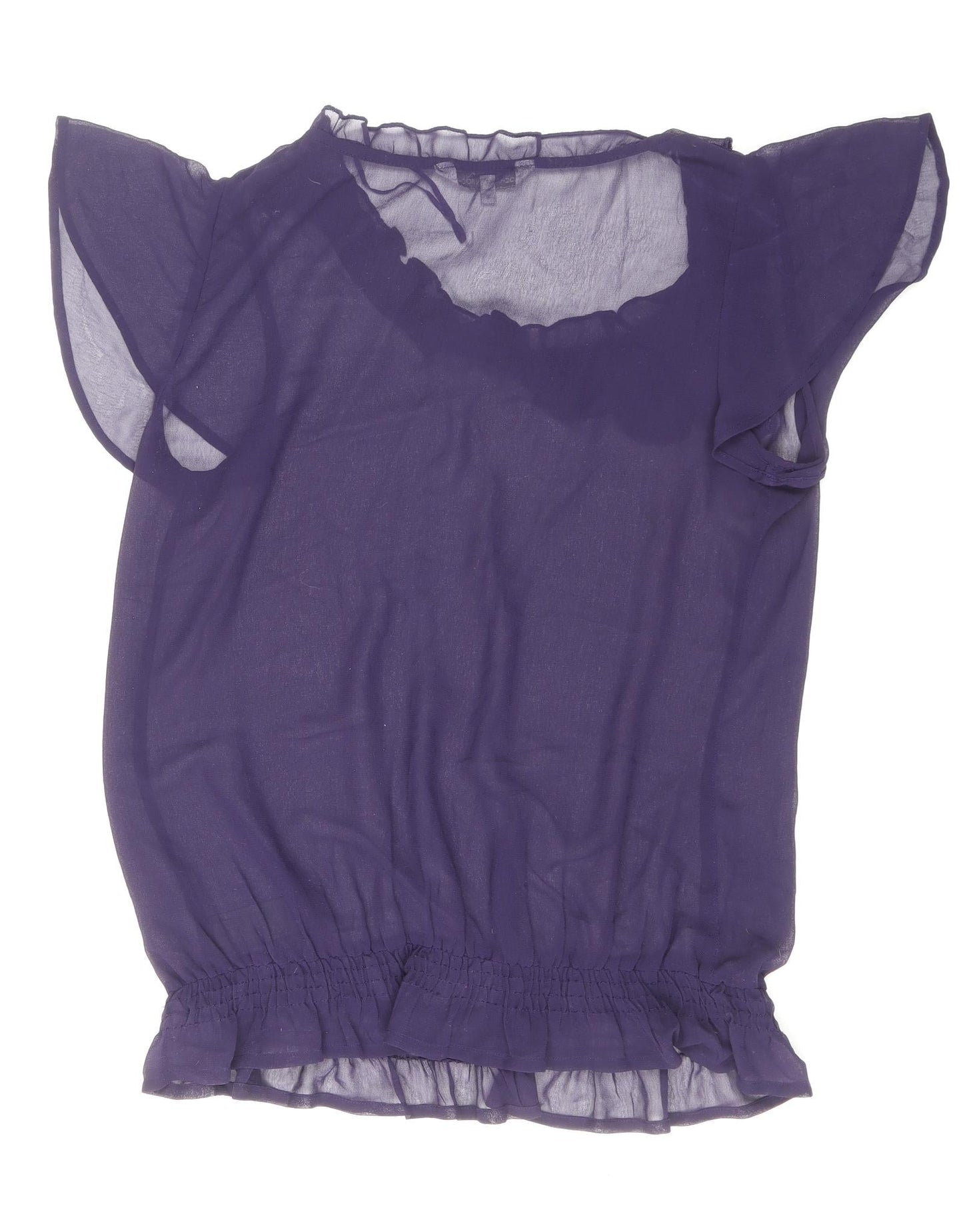 Womens UK Size 14 RJR.John Rocha Purple Basic Blouse