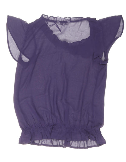 Womens UK Size 14 RJR.John Rocha Purple Basic Blouse