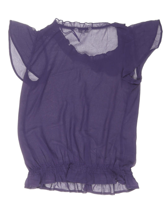 Womens UK Size 14 RJR.John Rocha Purple Basic Blouse