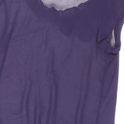 Womens UK Size 14 RJR.John Rocha Purple Basic Blouse