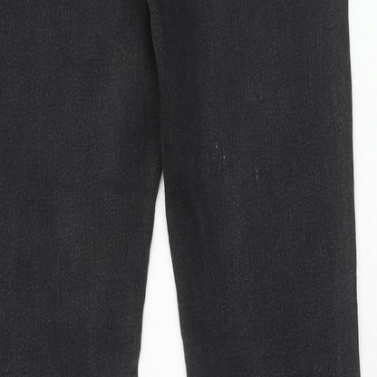 Womens UK Size 27 in H&M Regular Fit Skinny Black Jeans