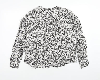 Womens UK Size 12 Marks and Spencer White Basic Blouse
