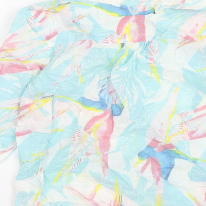 Womens UK Size 10 DASH Blue Basic Blouse