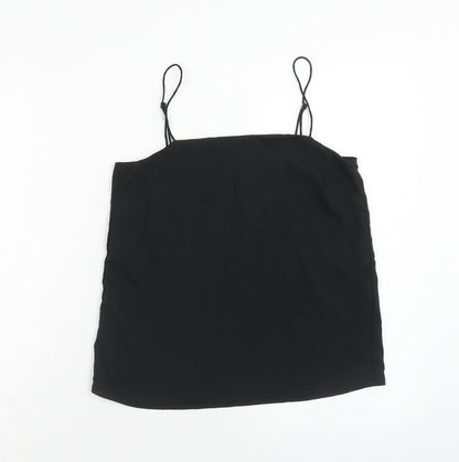 Womens UK Size 4 H&M Black Basic Tank