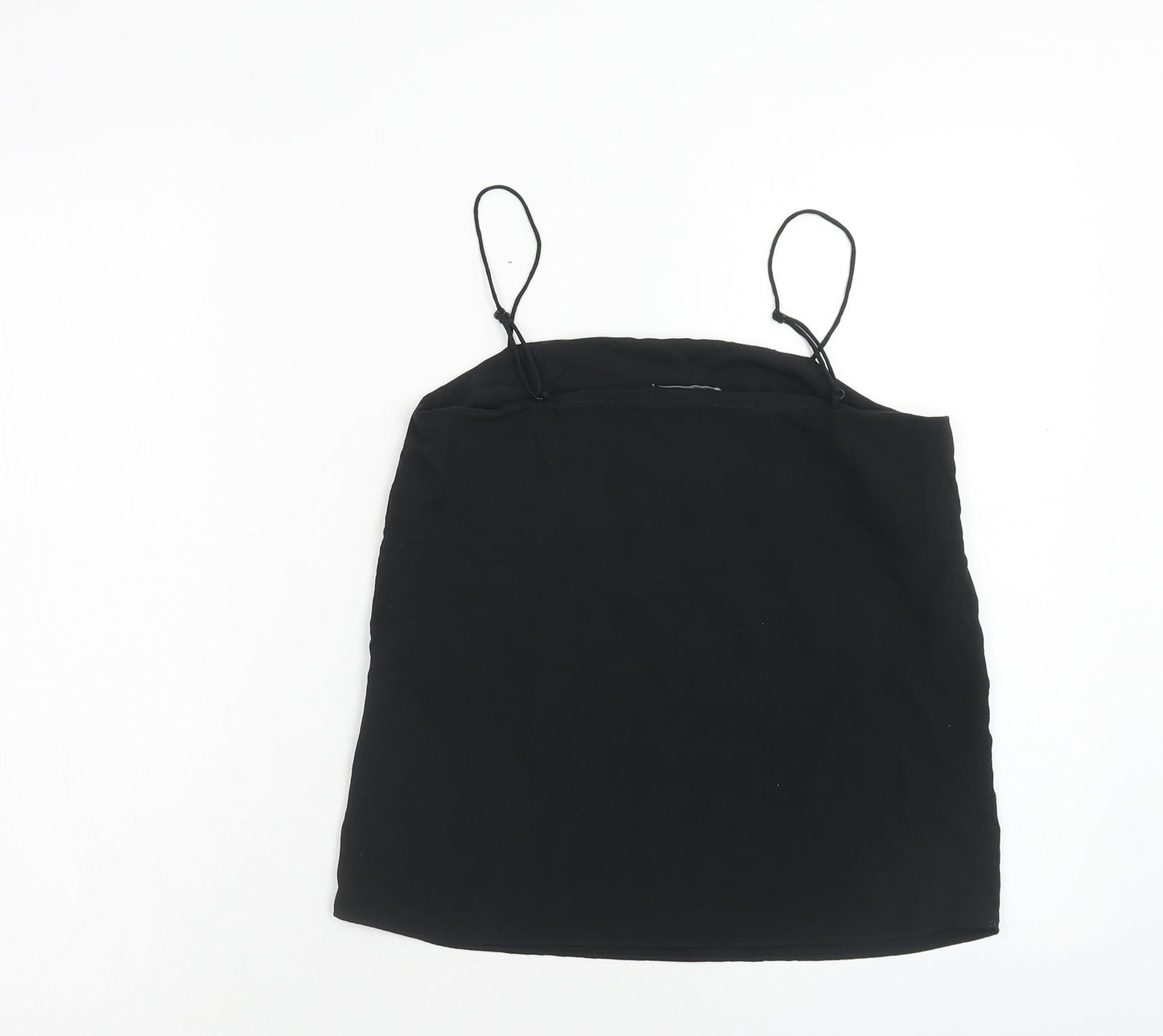 Womens UK Size 4 H&M Black Basic Tank