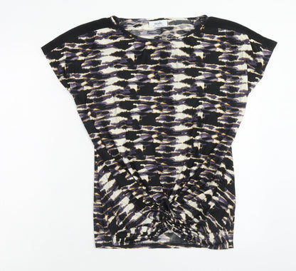 Womens UK Size 10 Wallis Multicoloured Basic T-Shirt