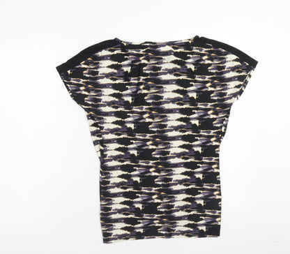 Womens UK Size 10 Wallis Multicoloured Basic T-Shirt