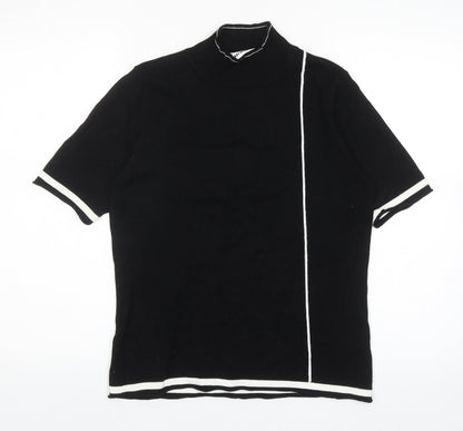 Womens UK Size 10 Gerry Weber Black Basic T-Shirt