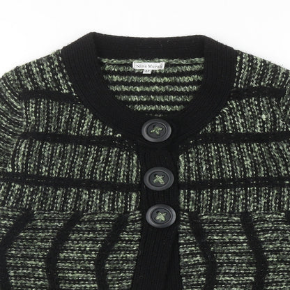 Womens UK Size M Nina Murati Green Cardigan Jumper