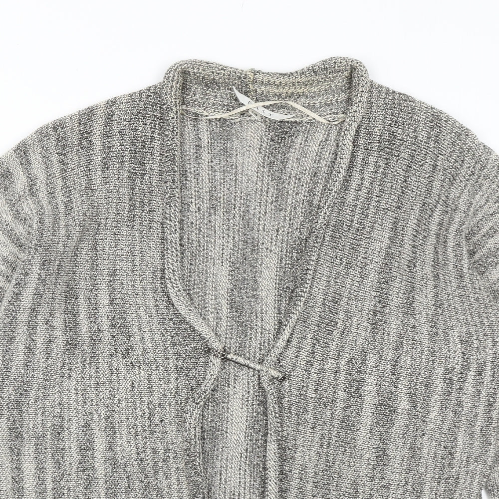 Womens UK Size 14 EAST Beige Cardigan Jumper