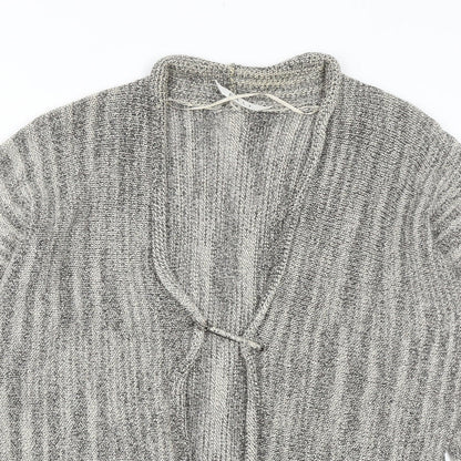 Womens UK Size 14 EAST Beige Cardigan Jumper