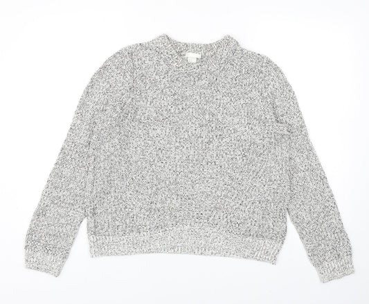 Womens UK Size M H&M Grey Pullover Jumper