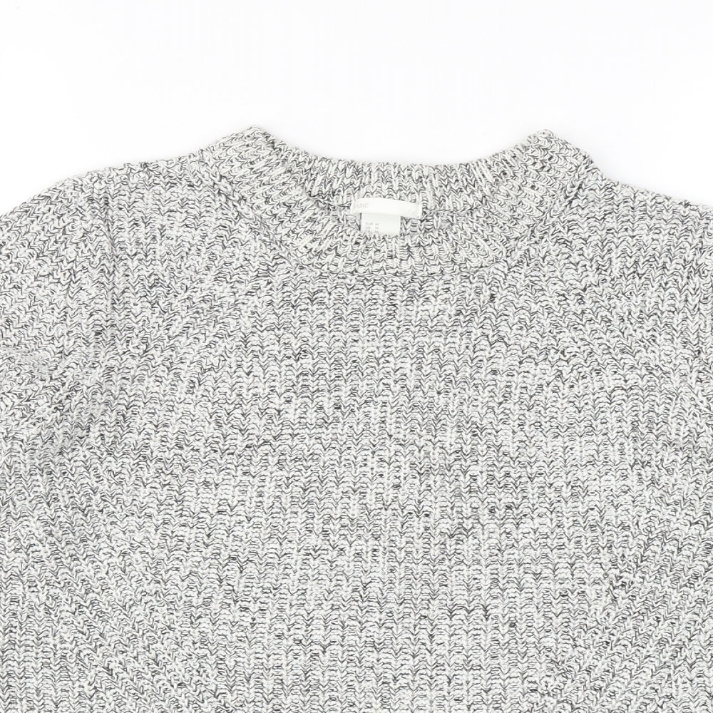 Womens UK Size M H&M Grey Pullover Jumper