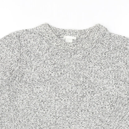 Womens UK Size M H&M Grey Pullover Jumper