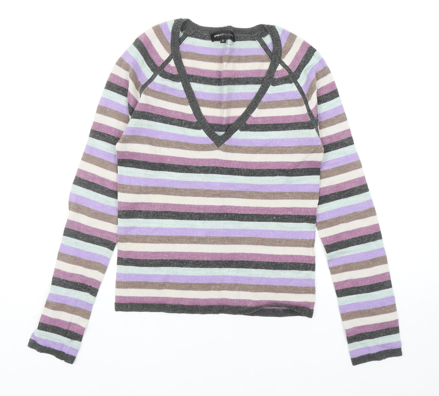 Womens UK Size S Great Plains Multicoloured Pullover Jumper