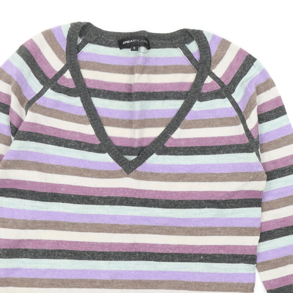 Womens UK Size S Great Plains Multicoloured Pullover Jumper