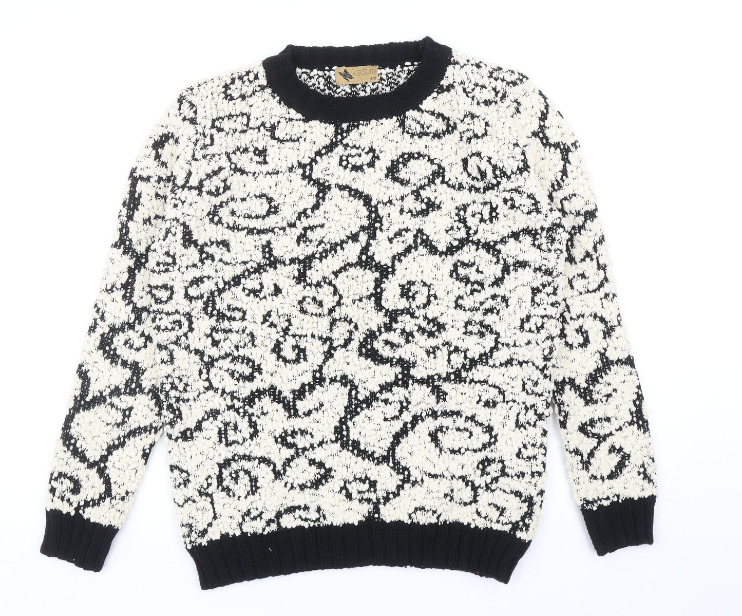 Womens UK Size M Katsumi Ivory Pullover Jumper