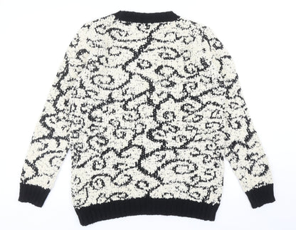 Womens UK Size M Katsumi Ivory Pullover Jumper