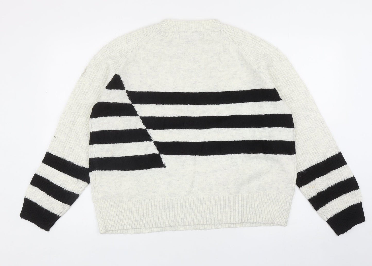 Womens UK Size M Marks and Spencer Ivory Pullover Jumper