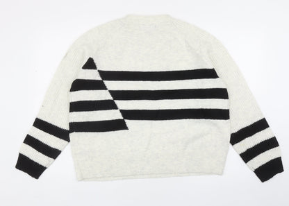Womens UK Size M Marks and Spencer Ivory Pullover Jumper
