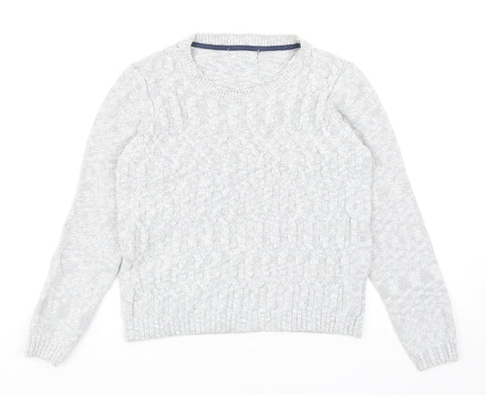 Womens UK Size 12 Marks and Spencer Grey Pullover Jumper