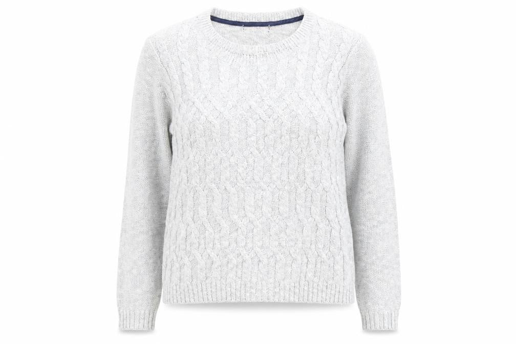 Womens UK Size 12 Marks and Spencer Grey Pullover Jumper