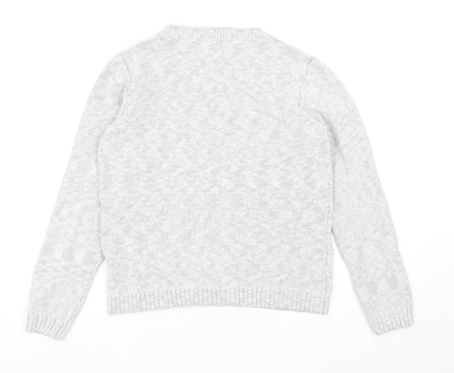 Womens UK Size 12 Marks and Spencer Grey Pullover Jumper