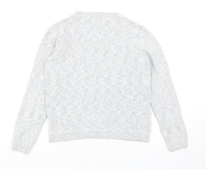 Womens UK Size 12 Marks and Spencer Grey Pullover Jumper