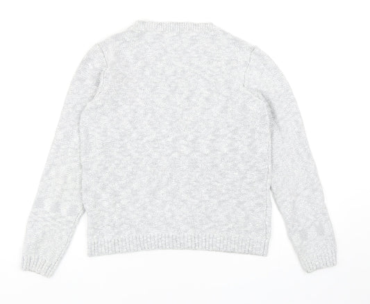 Womens UK Size 12 Marks and Spencer Grey Pullover Jumper