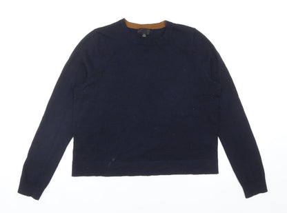 Womens UK Size 10 Topshop Blue Pullover Jumper