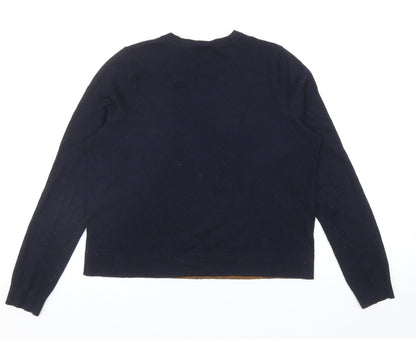 Womens UK Size 10 Topshop Blue Pullover Jumper