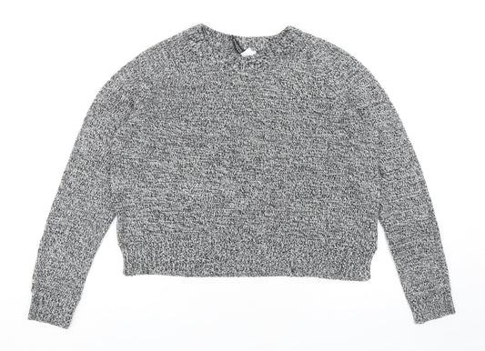 Womens UK Size S Divided by H&M Grey Pullover Jumper