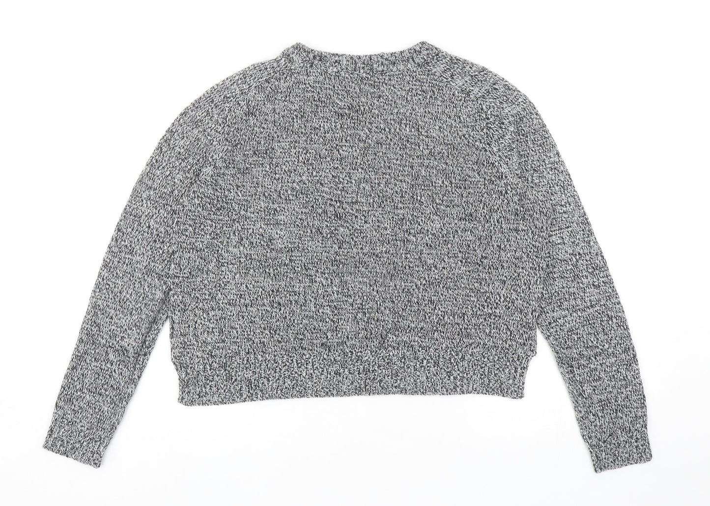 Womens UK Size S Divided by H&M Grey Pullover Jumper