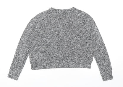 Womens UK Size S Divided by H&M Grey Pullover Jumper