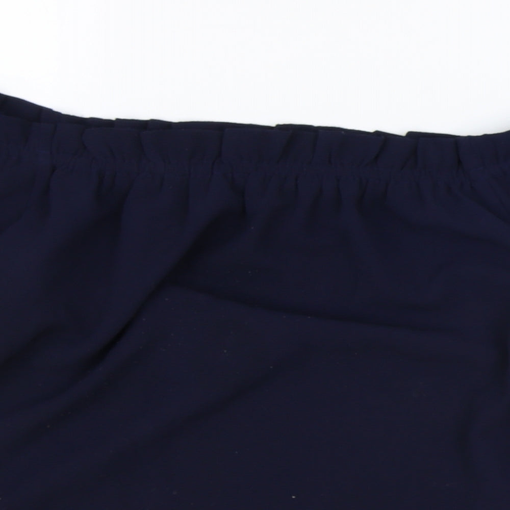 Womens UK Size 16 Dorothy Perkins Blue Basic T-Shirt