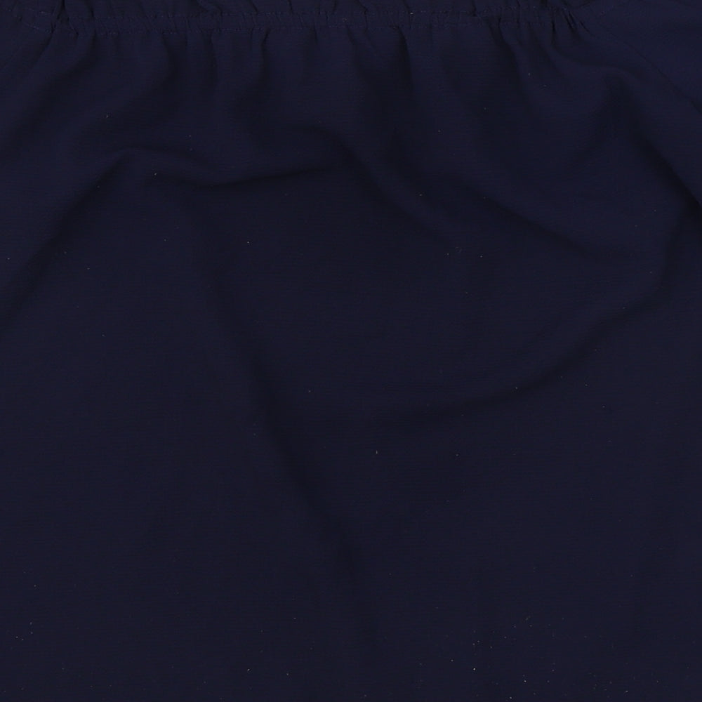 Womens UK Size 16 Dorothy Perkins Blue Basic T-Shirt