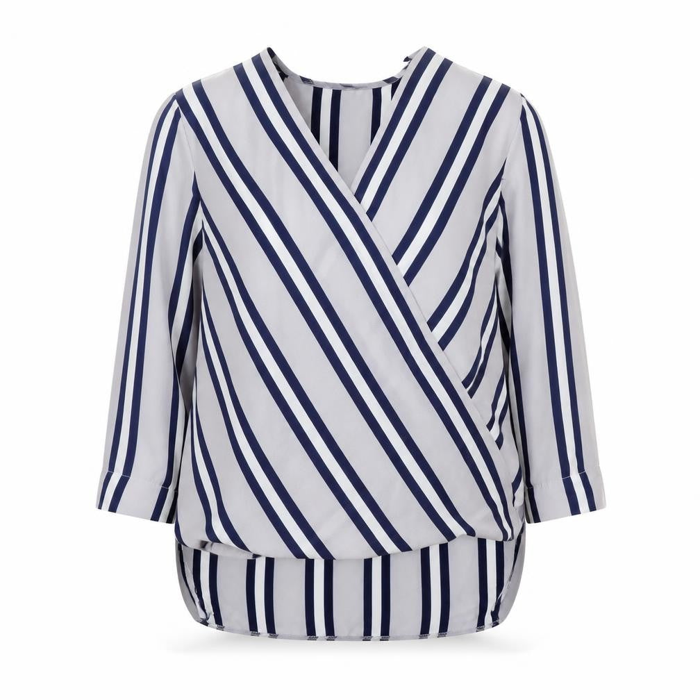Womens UK Size 8 Atmosphere Blue Basic Blouse