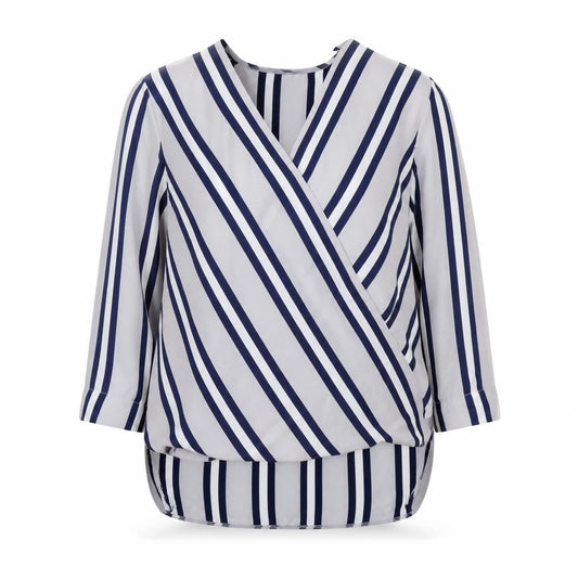 Womens UK Size 8 Atmosphere Blue Basic Blouse