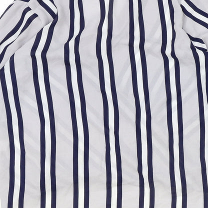 Womens UK Size 8 Atmosphere Blue Basic Blouse