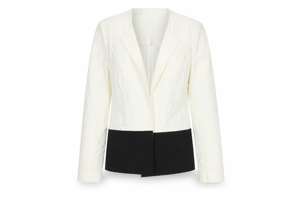 Womens UK Size 12 Marks and Spencer Regular Ivory Blazer