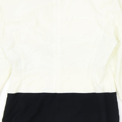 Marks and Spencer Womens Ivory Polyester Jacket Blazer Size 12